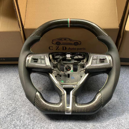 CZD autoparts For Maserati ghibli 2014 2015 2016 2017 2018 2019 2020 2021 carbon fiber steering wheel