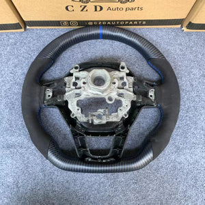 CZD autoparts For 11thgen civic 2021 2022 2023 carbon fiber steering wheel