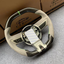 Load image into Gallery viewer, CZD autoparts For chevrolet camaro 2010 2011 carbon fiber steering wheel with green stripe