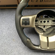 Load image into Gallery viewer, CZD autoparts For Jeep Wrangler 2014 carbon fiber steering wheel with perforated leather