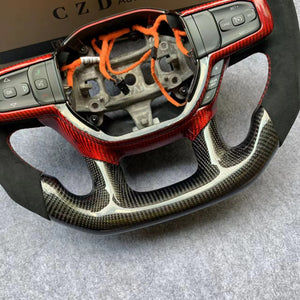 CZD autoparts For dodge Ram 2019+  carbon fiber steering wheel