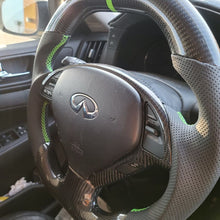 Load image into Gallery viewer, CZD 2012-2017 G37/ G25 /QX50 Carbon Fiber Steering Wheel