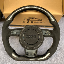 Load image into Gallery viewer, CZD Audi B8 S4 2013-2016 steering wheel carbon fiber with airbag cover