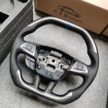 Load image into Gallery viewer, CZD Ford Focus RS/ST steering wheel with carbon fiber and Logo (TAX NOT INCLUEDE )