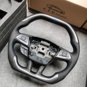 CZD Ford Focus RS/ST steering wheel with carbon fiber and Logo (TAX NOT INCLUEDE )