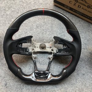 CZD US Civic  steering wheel with carbon fiber