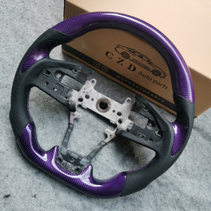 For 10th gen Civic/ FK8 steering wheel with Purple carbon fiber-CZD
