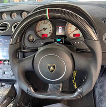 Load image into Gallery viewer, CZD-Lamborghini Gallardo 2004-2014 carbon fiber steering wheel