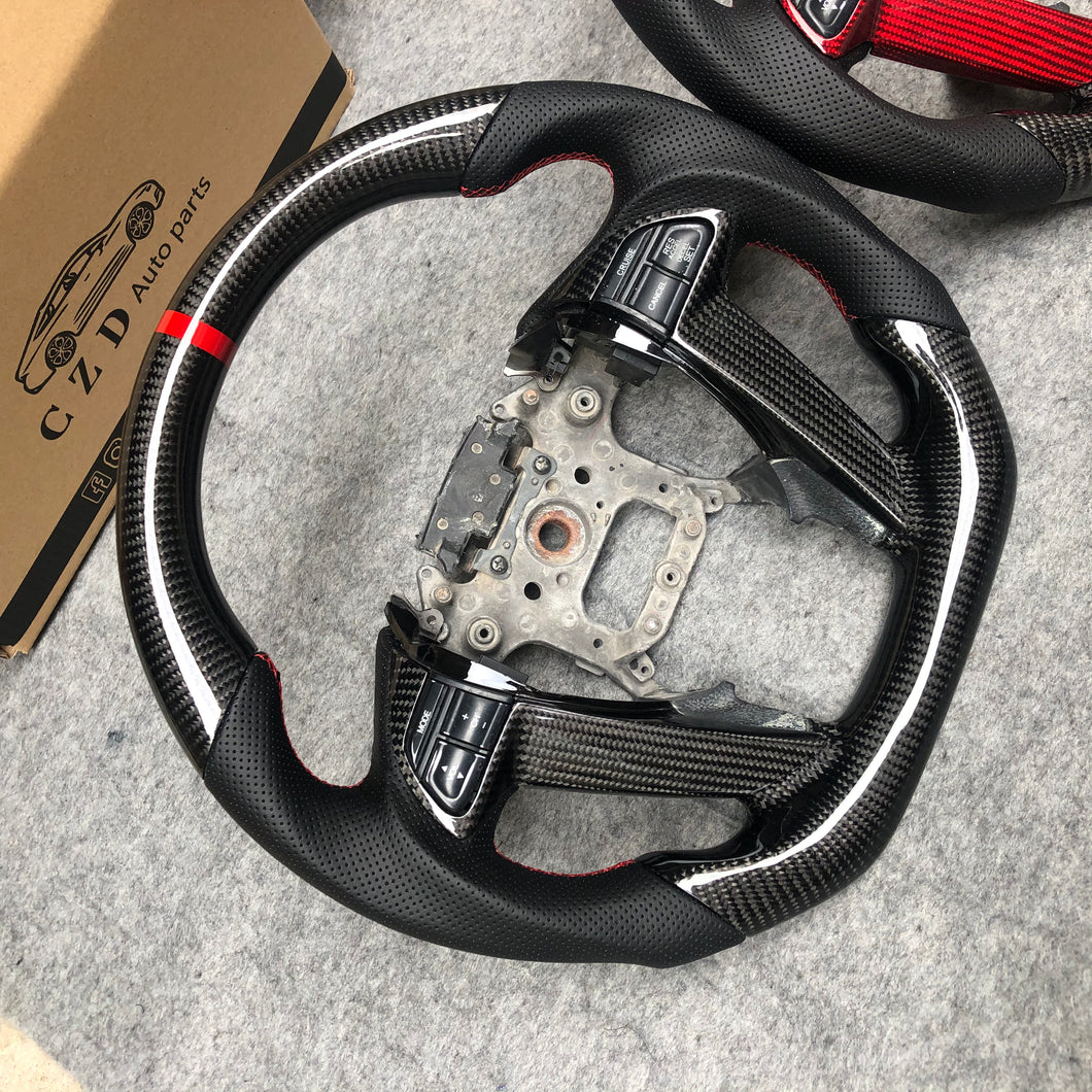 CZD 8th Gen Accord Carbon Fiber Steering Wheel & trim