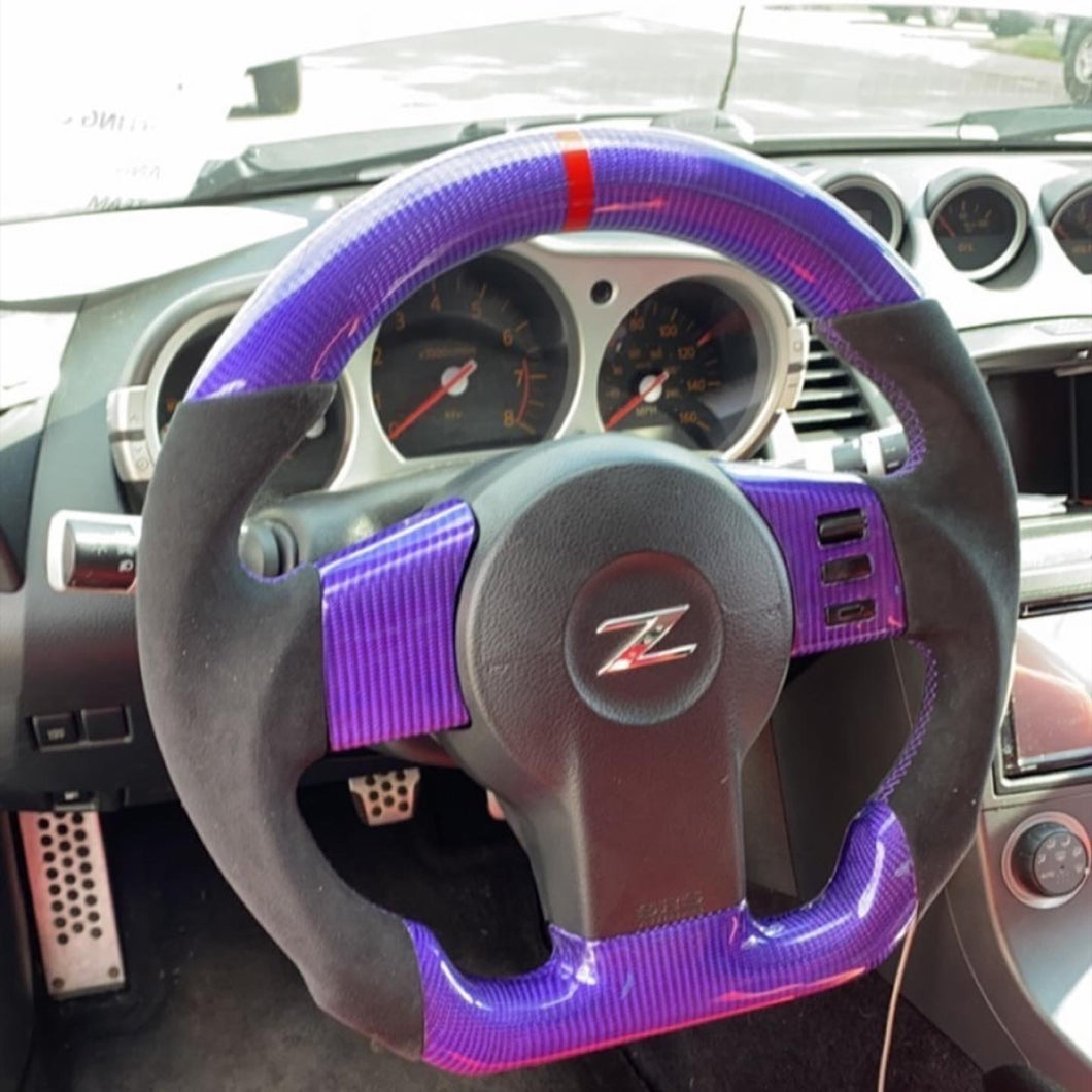 CZD-Nissan 350Z 2003/2004/2005/2006/2007/2008 carbon fiber steering wheel