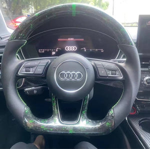 CZD 2017 UP Audi B9 A3/A4/A5/S3/S4/S5/RS3 carbon fiber steering wheel