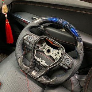 CZD 2019-2020 Corolla carbon fiber steering wheel with LED