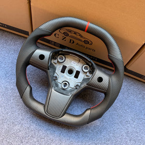 CZD Tesla model 3/model Y carbon fiber steering wheel