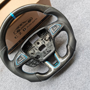 ford focus rs mk3/mk3.5 carbon fiber steering wheel -CZD
