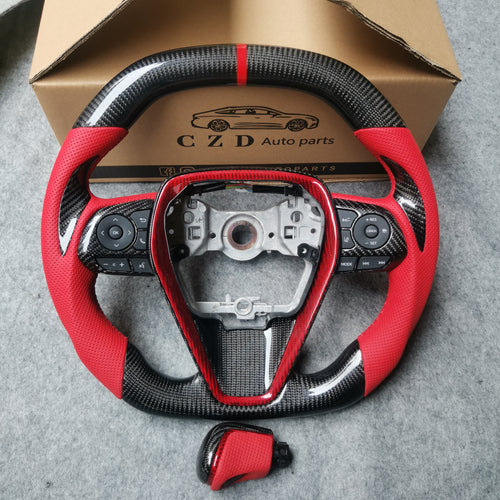 CZD 8thgen Camry SE/XSE/LE/TRD 2018-2022 carbon fiber steering wheel