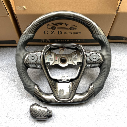 CZD 8thgen/2018-2022 Toyota Camry SE/XSE/LE/TRD carbon fiber steering wheel