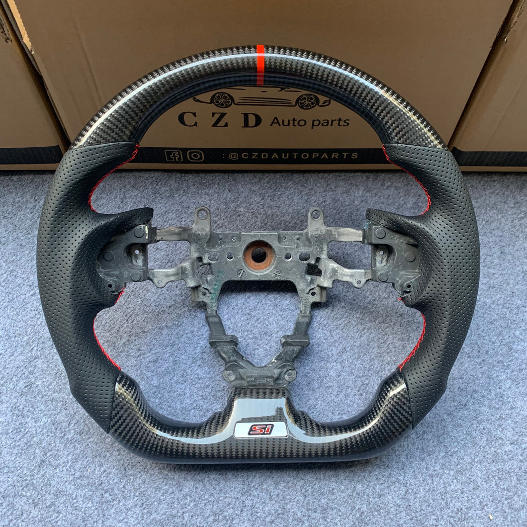 CZD Honda civic 2012/2013/2014/2015 civic si /FK2 carbon fiber steering wheel