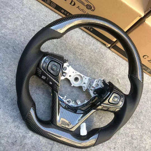 For 2012/2013/2014/2015/2016/2017 7th gen Camry carbon fiber steering wheel for Toyota CZD custom