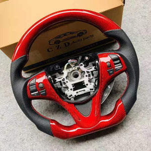 CZD 2015-2020 Acura TLX Red  carbon fiber steering wheel