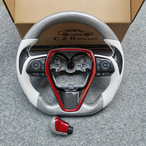 CZD 8thgen 2018/2019/2020/2021/2022 Toyota Camry SE/XSE/LE/TRD carbon fiber steering wheel