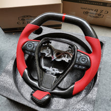 Load image into Gallery viewer, CZD 2018-2021 Camry XSE Carbon Fiber steering wheel(top and bottom flat)