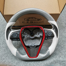 Load image into Gallery viewer, CZD 8thgen Camry SE/XSE/LE/TRD 2018/2019/2020/2021/2022 carbon fiber steering wheel