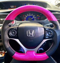 Load image into Gallery viewer, CZD-2011-2015 Honda civic 9th Gen civic si /FK2 carbon fiber steering wheel