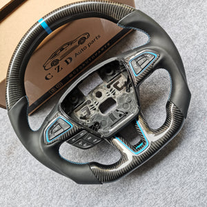 ford focus rs mk3/mk3.5 carbon fiber steering wheel -CZD