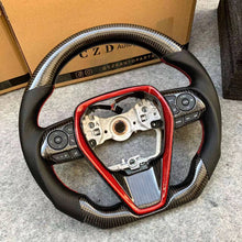 Load image into Gallery viewer, CZD 8th gen Toyota Camry xse/se/trd Carbon Fiber steering wheel