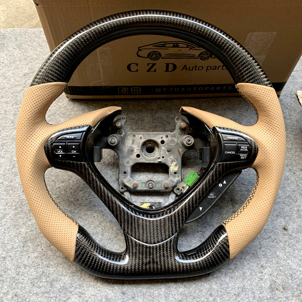 CZD 2009/2010/2011/2012/2013/2014 Acura TSX/Inspire carbon fiber steering wheel