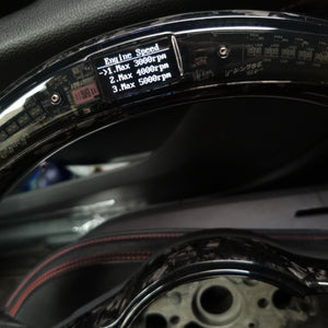 CZD Volkswagen Golf GTI MK7/MK7.5 carbon fiber steering wheel with LED design