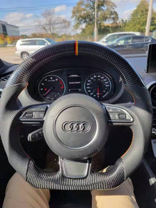 CZD 2008-2015 Audi B8 A4/A5/S4/S5/RS5/SQ5/Q5 carbon fiber steering wheel