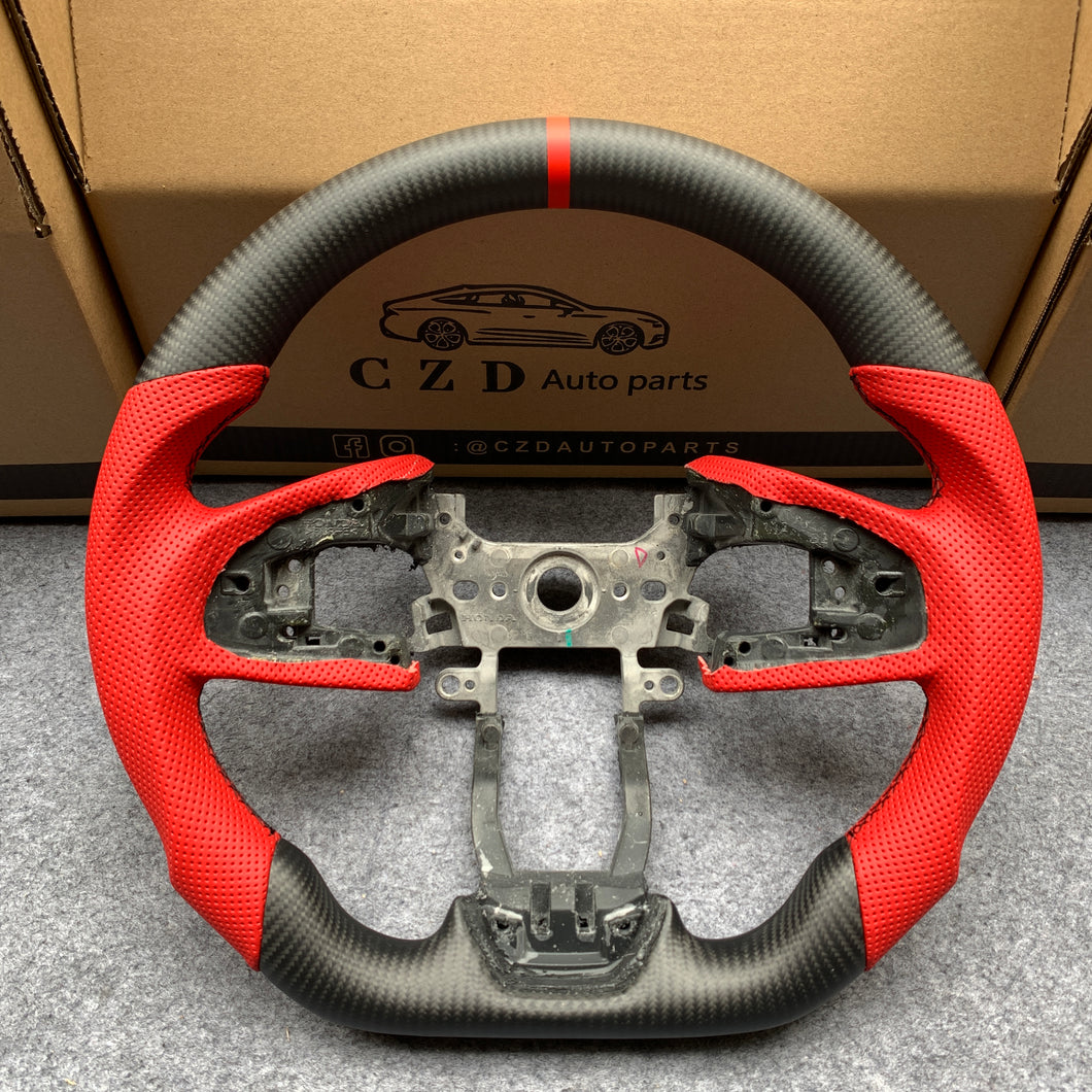 CZD 2016-2021 Honda FK8/Civic/FK7 carbon fiber steering wheel（Fit EU Version)