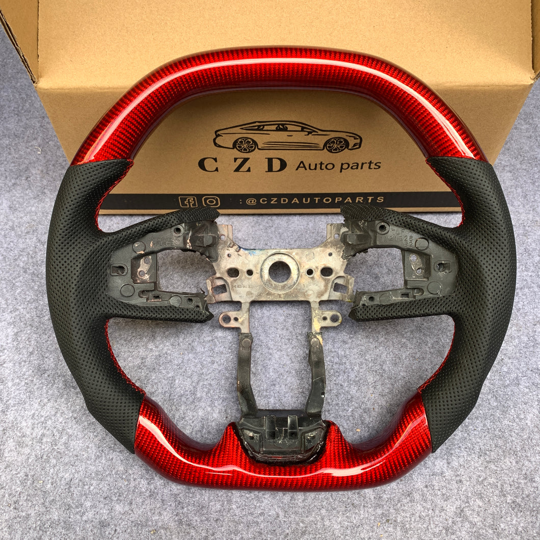 CZD 2016-2021 Honda FK8/Civic/FK7 carbon fiber steering wheel（Fit EU Version)