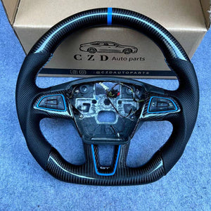 CZD Ford EcoSport 2017/2018/2019/2020  carbon fiber steering wheel