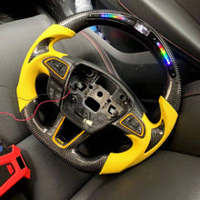 Load image into Gallery viewer, CZD Ford Focus MK3 ST/RS 2015-2019 carbon fiber steering wheel with LED display