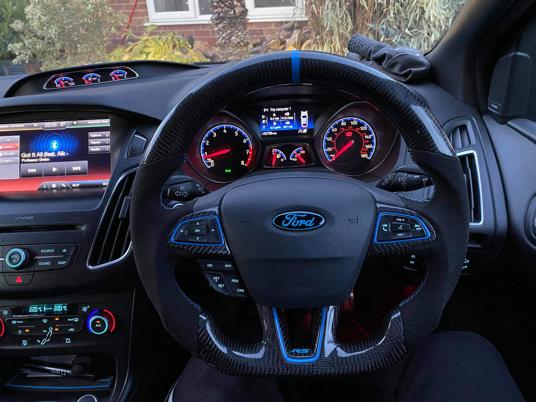 CZD Ford Focus MK3 ST/RS 2015-2019 carbon fiber steering wheel