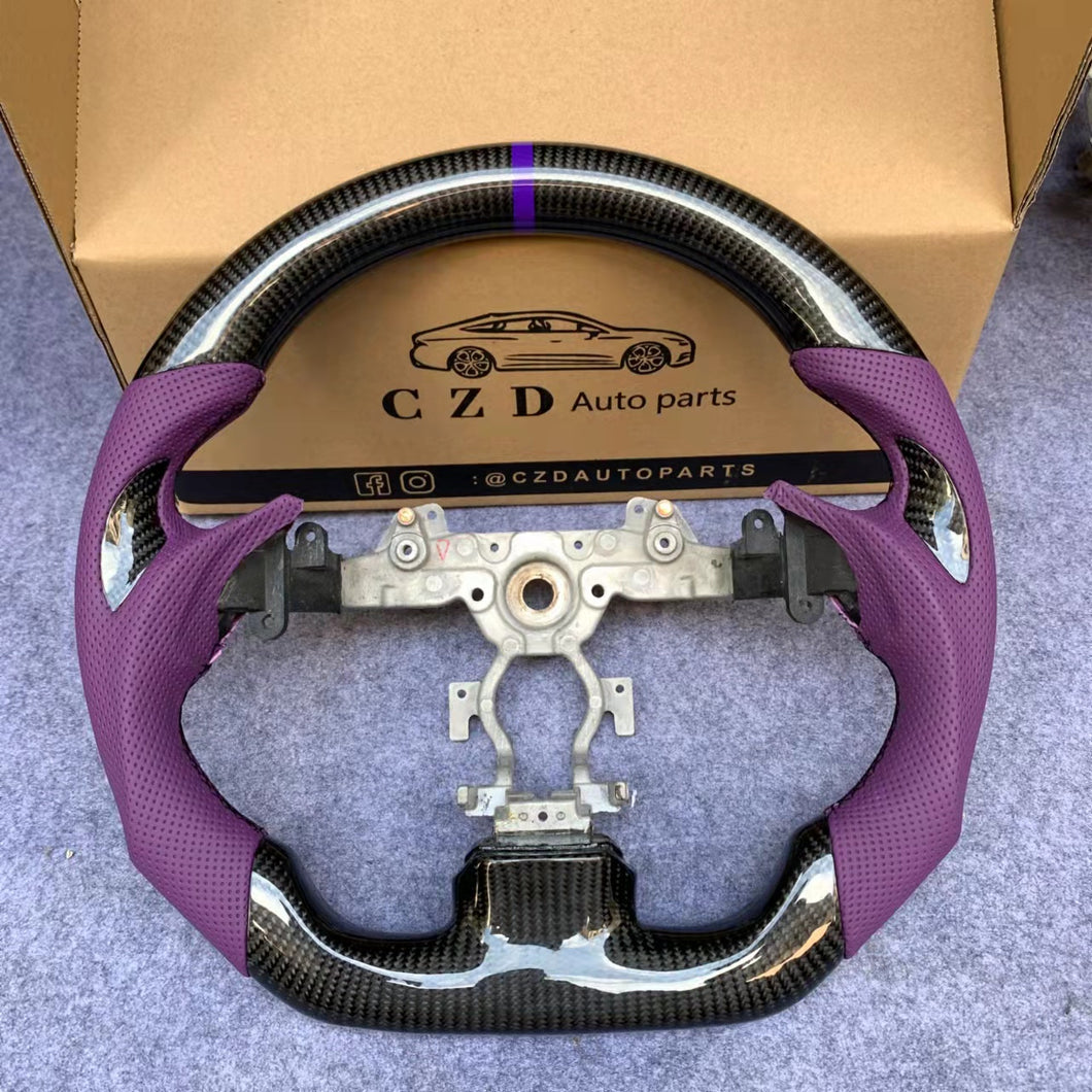 CZD 2012-2017 G37/ G25 /QX50 Steering Wheel With Carbon Fiber
