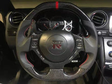 Load image into Gallery viewer, CZD 2009-2016 GTR /R35 steering wheel with carbon fiber