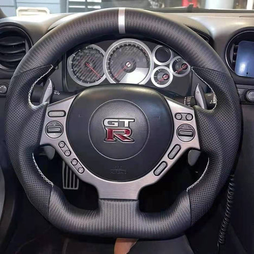 CZD 2009-2016 Nissan GTR /R35 carbon fiber steering wheel