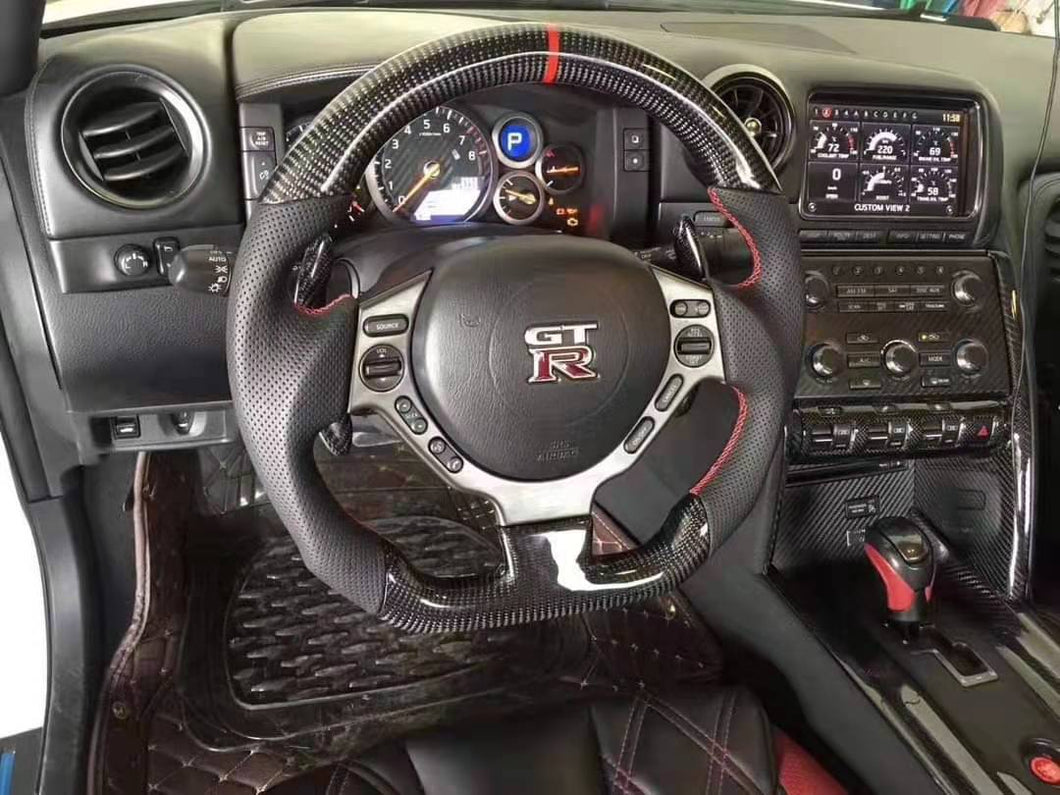 CZD 2009-2016 GTR /R35 carbon fiber steering wheel