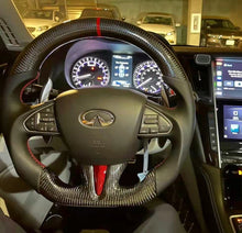 Load image into Gallery viewer, CZD Infiniti Q50 carbon fiber steering wheel