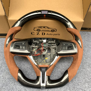 CZD Maserati Ghibli /Quattroporte /Levante carbon fiber steering wheel with JP LED