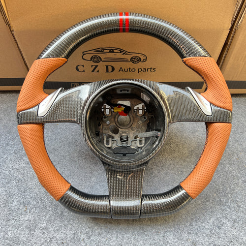CZD 2013-2016 Porsche Cayman models carbon fiber steering wheel