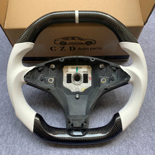 Load image into Gallery viewer, Tesla Model S Racing Car steering wheel with Carbon fiber from CZD