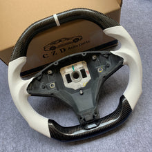 Load image into Gallery viewer, Tesla Model S Racing Car steering wheel with Carbon fiber from CZD