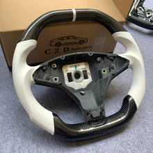 Load image into Gallery viewer, Tesla Model S Racing Car steering wheel with Carbon fiber from CZD