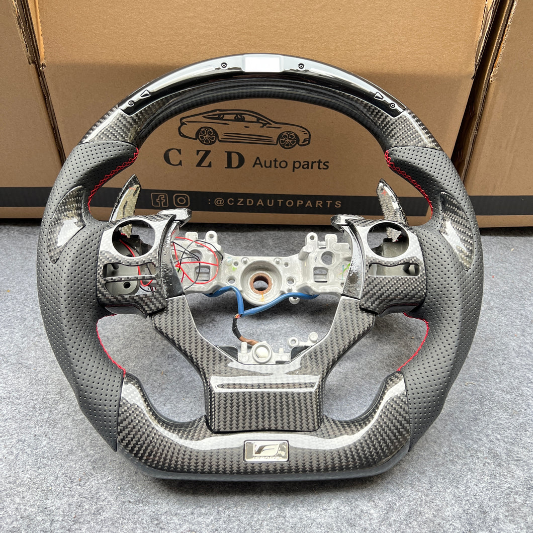 CZD-For Lexus IS250 IS300 IS350 2014+ carbon fiber steering wheel