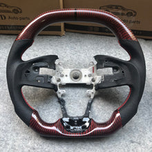 Load image into Gallery viewer, CZD- 2016-2021 Honda civic seden/FK7/FK8/10th gen civic steering wheel with carbon fiber