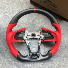 Load image into Gallery viewer, CZD- 2016-2021 Honda civic seden/FK7/FK8/10th gen civic steering wheel with carbon fiber